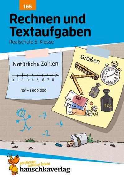 Rechnen und Textaufgaben - Realschule 5. Klasse, A5-Heft