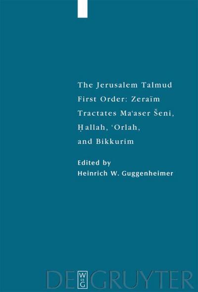 Tractates Ma’aser Seni, Hallah, ’Orlah, and Bikkurim
