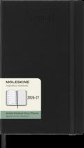 Moleskine Wochen-Notizkalender L/A5 Schwarz Juli-Dezember 2026/2027