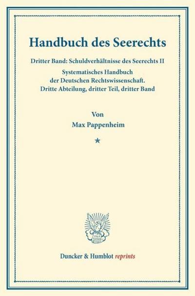 Handbuch des Seerechts