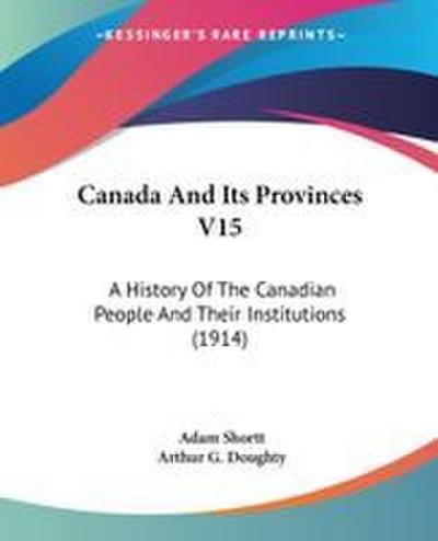 Canada And Its Provinces V15