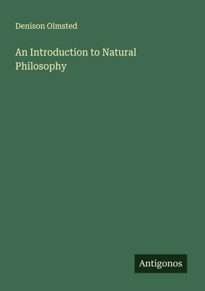 An Introduction to Natural Philosophy