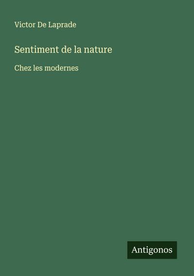 Sentiment de la nature