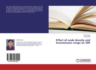 Effect of node density and transmission range on ZRP
