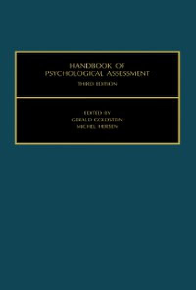 Handbook of Psychological Assessment