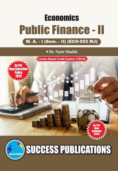 Public Finance - II,First Year ,M.A,Sem-II-English