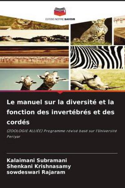 Le manuel sur la diversité et la fonction des invertébrés et des cordés