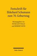 Festschrift für Ekkehard Schumann zum 70. Geburtstag
