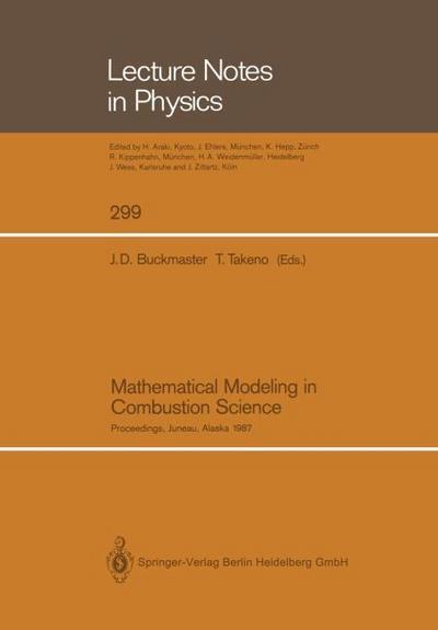 Mathematical Modeling in Combustion Science