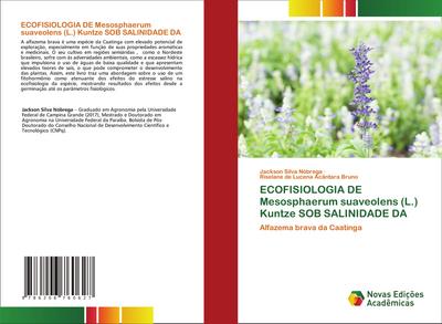 ECOFISIOLOGIA DE Mesosphaerum suaveolens (L.) Kuntze SOB SALINIDADE DA