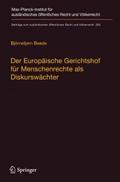 Der Europäische Gerichtshof für Menschenrechte als