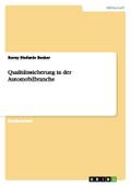 Qualitätssicherung in der Automobilbranche
