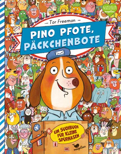 Pino Pfote, Päckchenbote 01. Ein Suchbuch für kleine Spürnasen