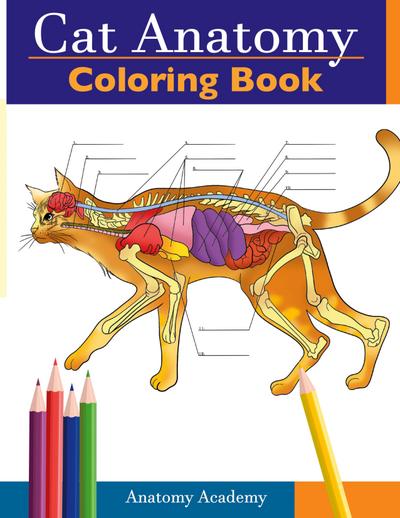 Cat Anatomy Coloring Book