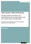 Die Reproduktion der Eliten. Die Funktionsweise des sozialen Raums und der sozialen Felder nach Bourdieu