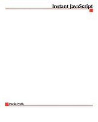 Webb, M: Instant Javascripts
