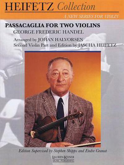 Passacaglia for Two Violins: For Violin and Piano Critical Urtext Edition Heifetz Collection
