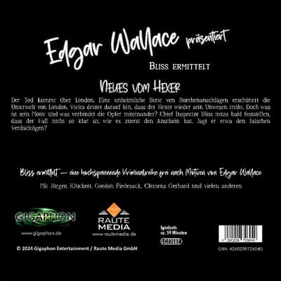 Edgar Wallace - Neues vom Hexer, 1 Audio-CD