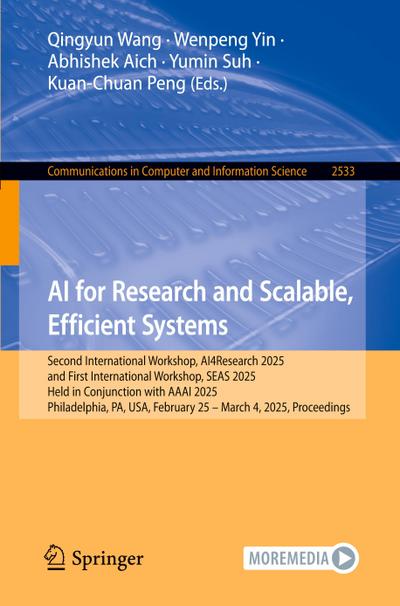 AI for Research and Scalable, Efficient Systems