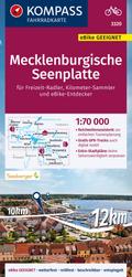 KOMPASS Fahrradkarte 3320 Mecklenburgische Seenplatte 1:70.000