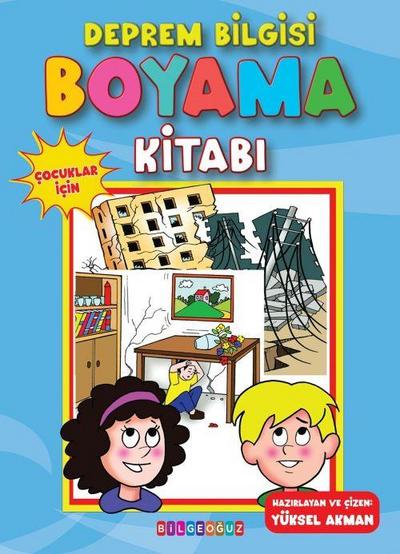 Deprem Bilgisi Boyama Kitabi