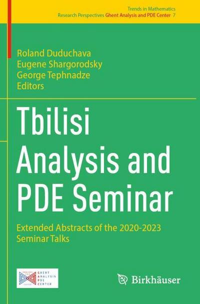 Tbilisi Analysis and PDE Seminar