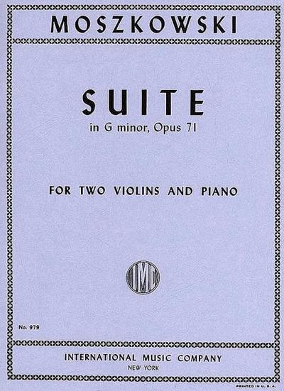 Suite g minor op.71for 2 violins