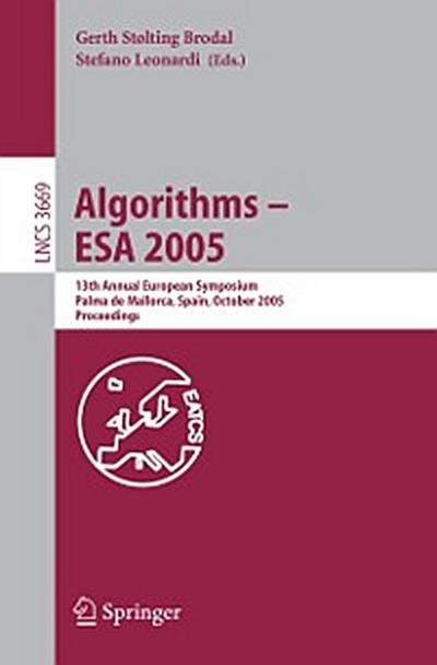 Algorithms - ESA 2005