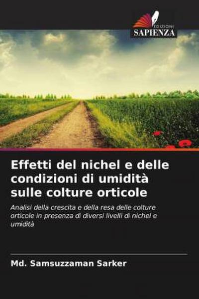 Effetti del nichel e delle condizioni di umidità sulle colture orticole