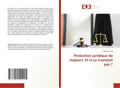 Protection juridique de majeurs: Et si ça n’existait pas ?