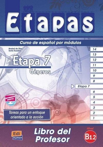 Etapas Level 7 Géneros - Libro del Profesor + CD [With CDROM] - Sonia Eusebio Hermira