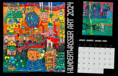 Hundertwasser Broschürenkalender Art 2024