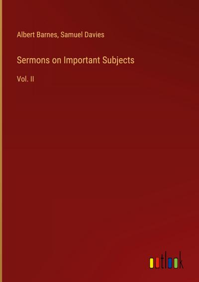 Sermons on Important Subjects