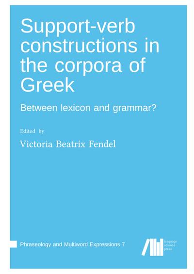 Support-verb constructions in the corpora of Greek
