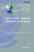 Open Source Systems: Adoption and Impact