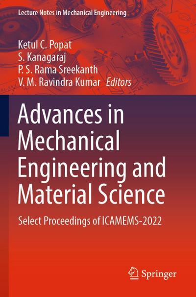 Advances in Mechanical Engineering and Material Science