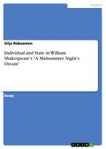 Individual and State in William Shakespeare’s "A Midsummer Night’s Dream"