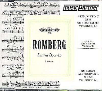 Sonaten für 2 Violoncello op.43CD mit der Begleitung zum
