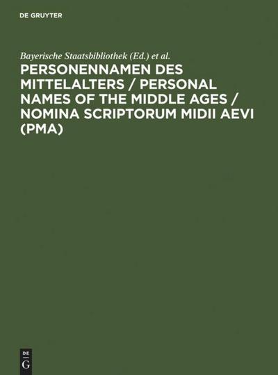 Personennamen des Mittelalters