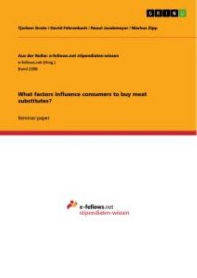 What factors influence consumers to buy meat substitutes?