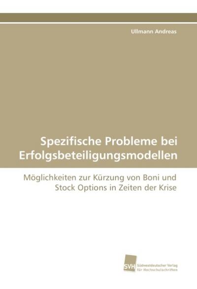 Spezifische Probleme bei Erfolgsbeteiligungsmodellen
