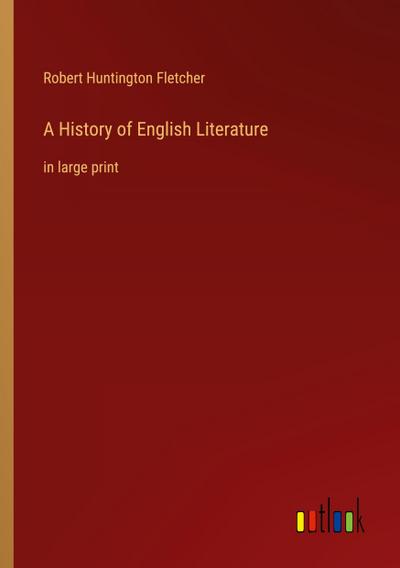 A History of English Literature