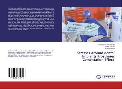 Stresses Around dental Implants Prostheses ’Cementation Effect’