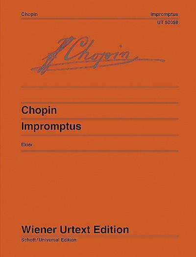 Impromptus: Nach den Autografen, Abschriften und Originalausgaben. Klavier. (Wiener Urtext Edition) - Jan Ekier