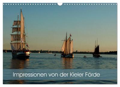 Impressionen von der Kieler Förde (Wandkalender 2024 DIN A3 quer), CALVENDO Monatskalender