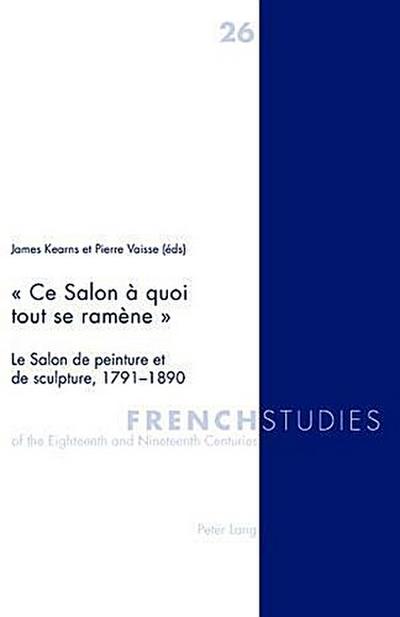 " Ce Salon à quoi tout se ramène "