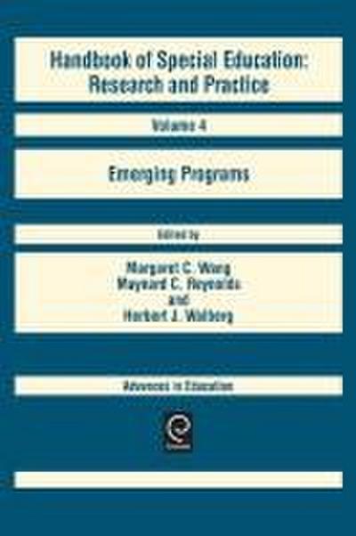 Handbook of Special Education