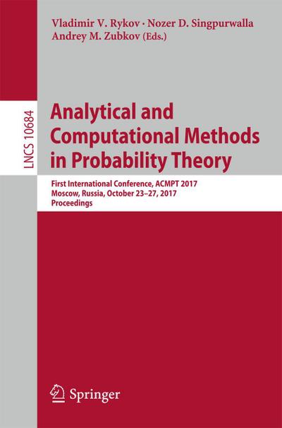 Analytical and Computational Methods in Probability Theory