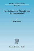 Umweltabgaben zur Ökologisierung der Landwirtschaft