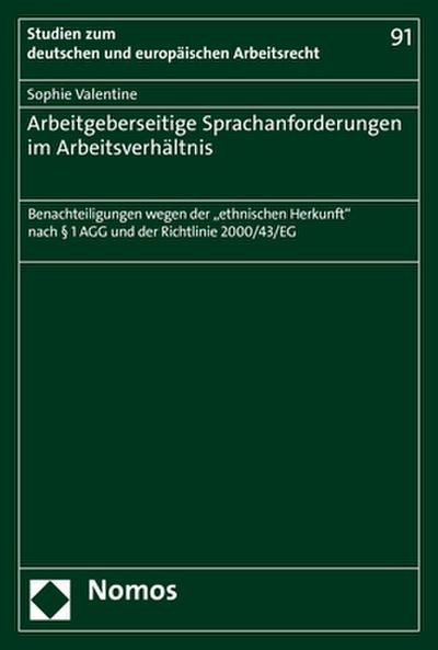 Arbeitgeberseitige Sprachanforderungen im Arbeitsverhältnis